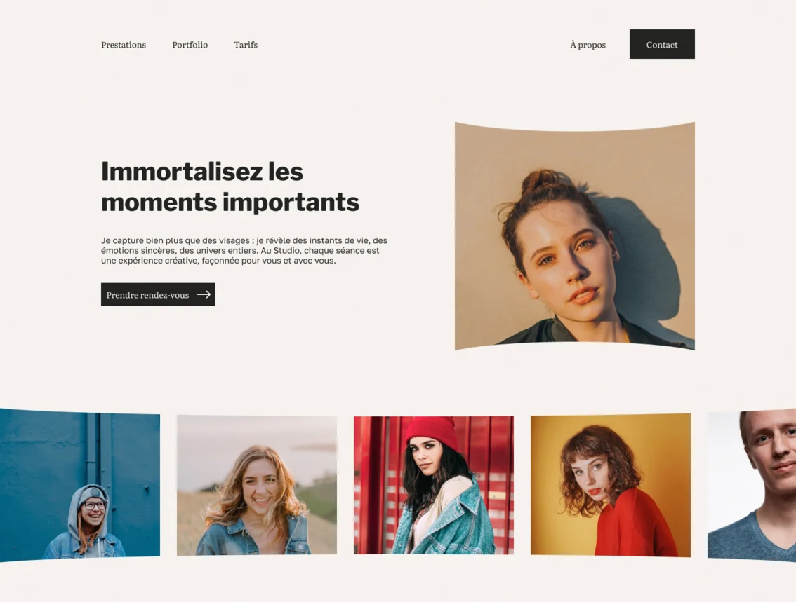 Nouveau site web